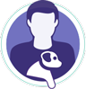 Graphic of dog and owner